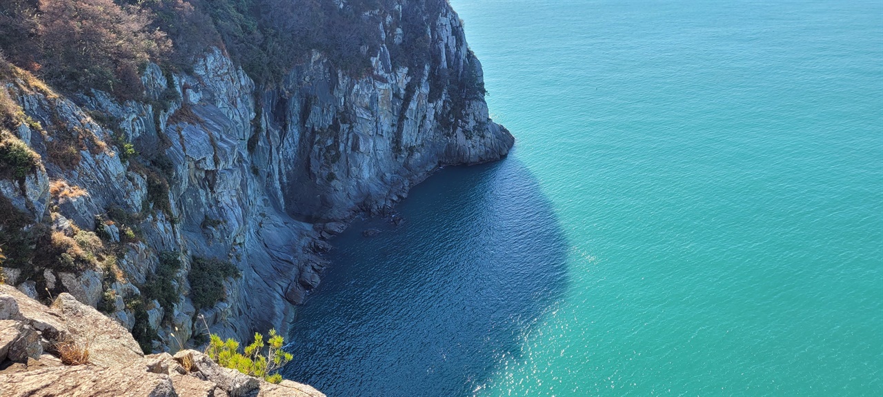미역널방에서 내려다 본 사진
